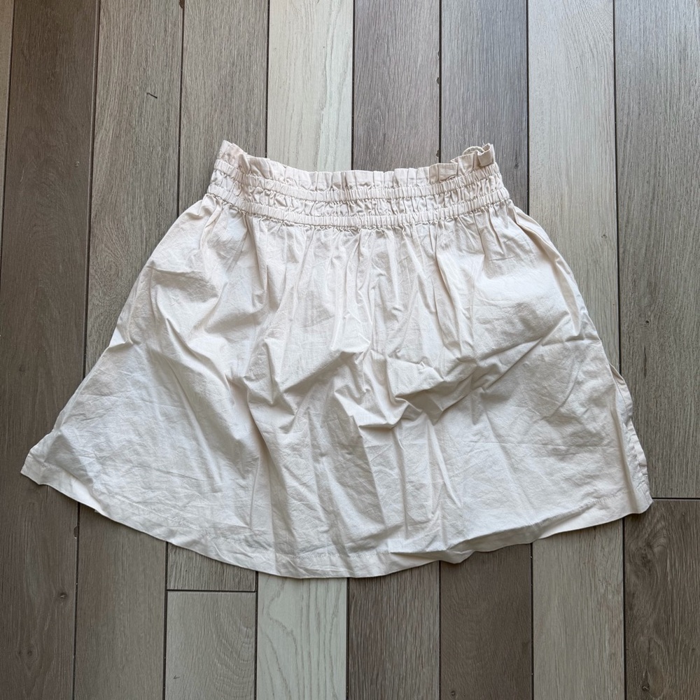 Free People Cream A-Line Skirt